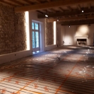 img Chape fluide ciment sur plancher chauffant en Dordogne